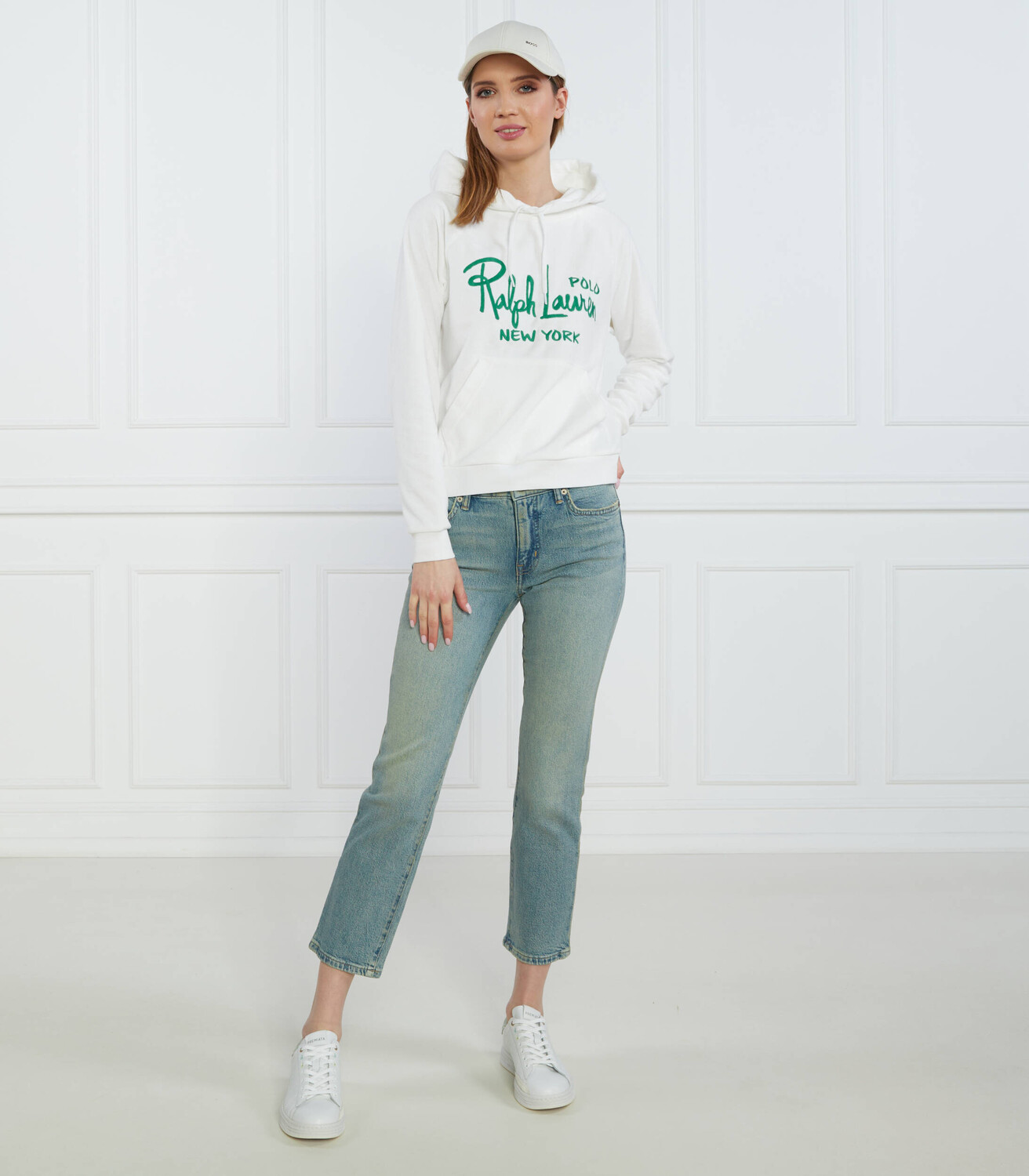 Толстовка POLO RALPH LAUREN Classic fit, белый — фото 2