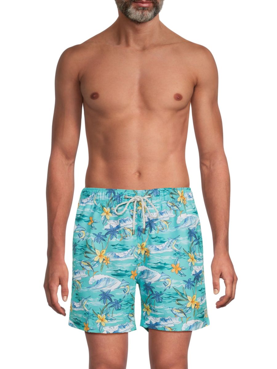 

Плавки с тропическим принтом The Endless Summer, цвет Teal