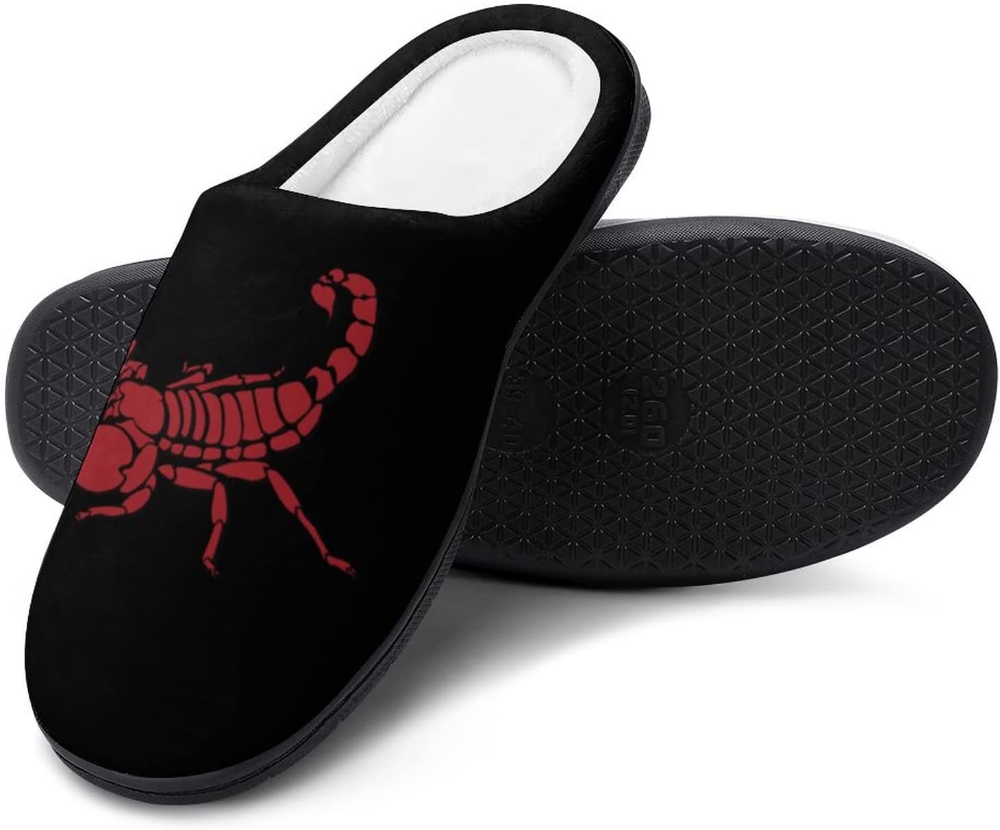 Мужские хлопковые тапочки Red Scorpion с мягкой амортизирующей подошвой с эффектом памяти для дома и улицы Forsjhsa, 7-8（40-41） Style — фото 3