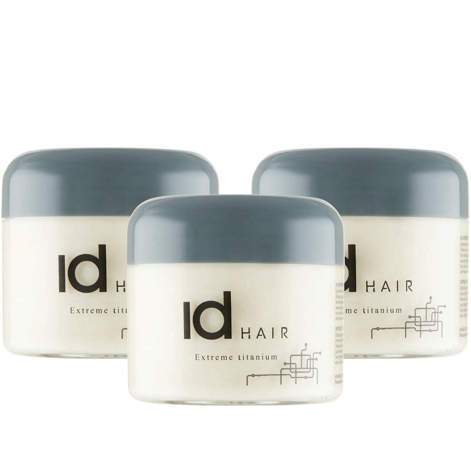 Мужской воск для волос Extreme Titanium от IdHAIR, 100 мл Id Hair