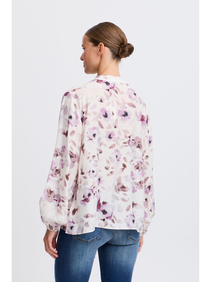 

B. young Блузка BYJOLENA с длинными рукавами - легкая тканая, стандартный крой, цвет "Березовая смесь"