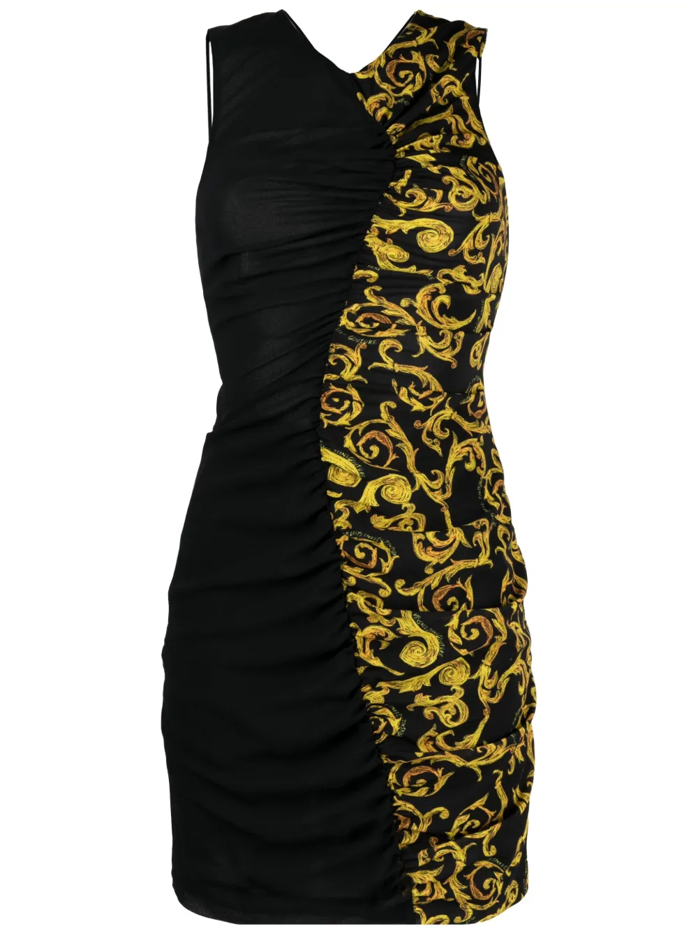 

Платье мини с принтом Sketch Couture Versace Jeans Couture, черный