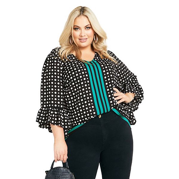 

Женская футболка plus size Strike a Pose Avenue, Black Emerald, Черный, Женская футболка plus size Strike a Pose Avenue, Black Emerald