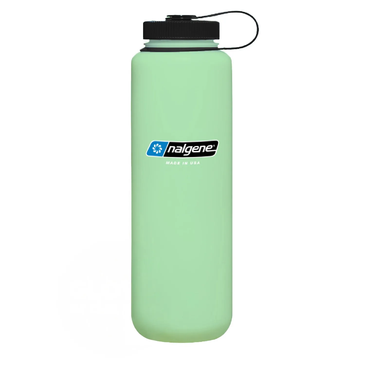 

Бутылка для воды с широким горлом Nalgene, Green Glow