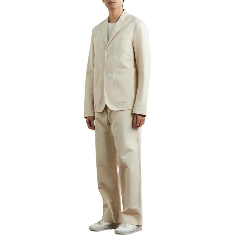 Jacquemus Мужской деловой костюм светло-желтый, Light Yellow — фото 2