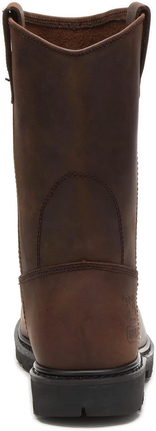 

Мужские ботинки CAT Revolver с подъемом на резинке и стальным носком, коричневый