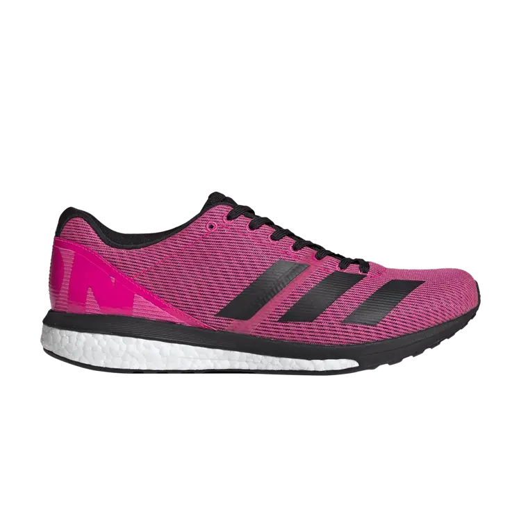 

Кроссовки adidas Adizero Boston 8 Wide 'Shock Pink Black', розовый