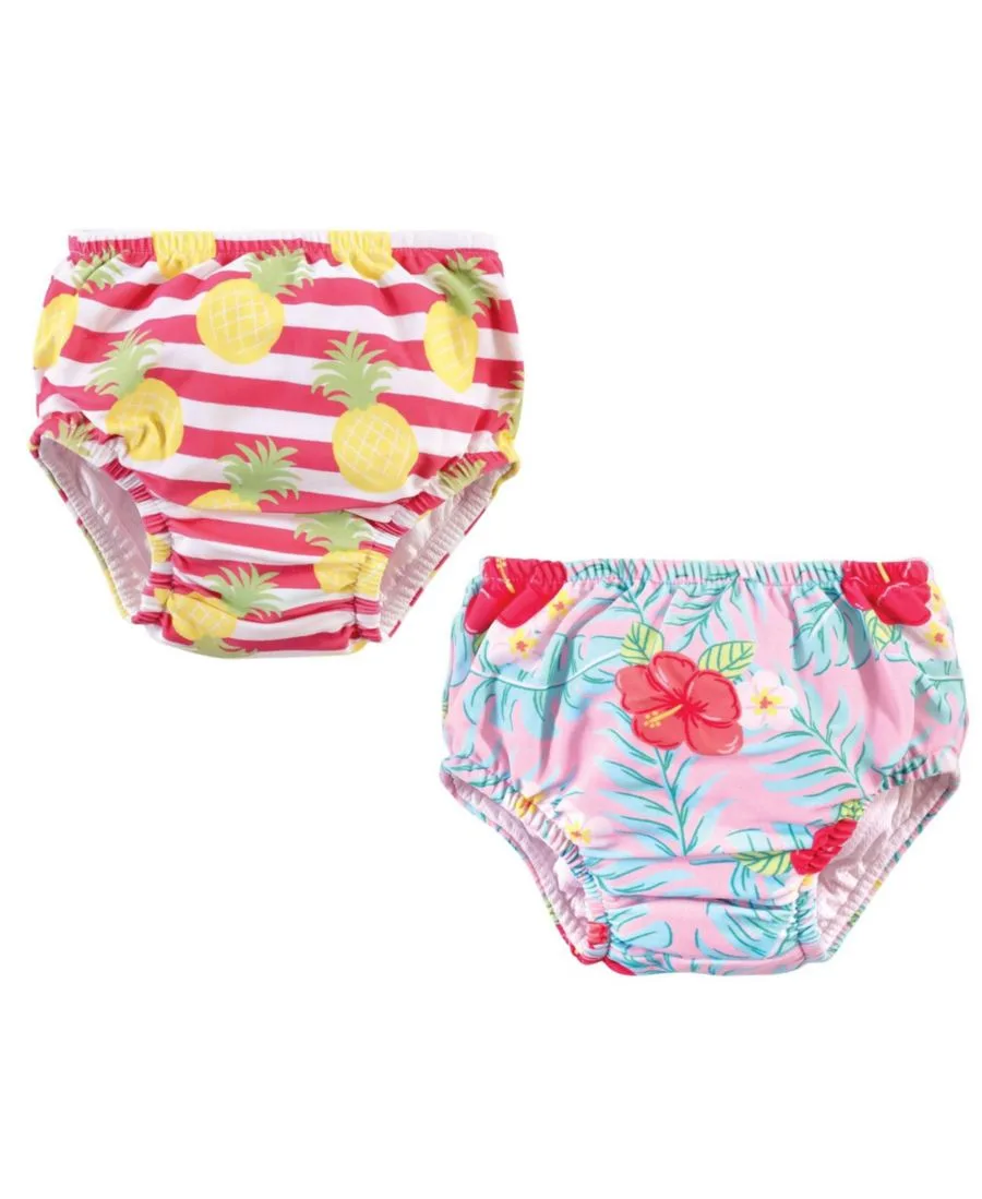И подгузники для плавания, морские ракушки Hudson Baby, Tropical Floral