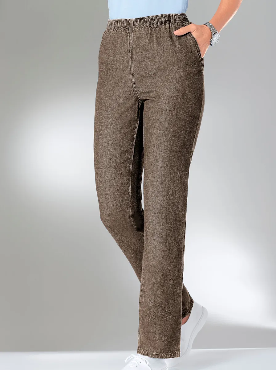 

Джинсы без застежки Classic Basics (1 шт.), коричневый