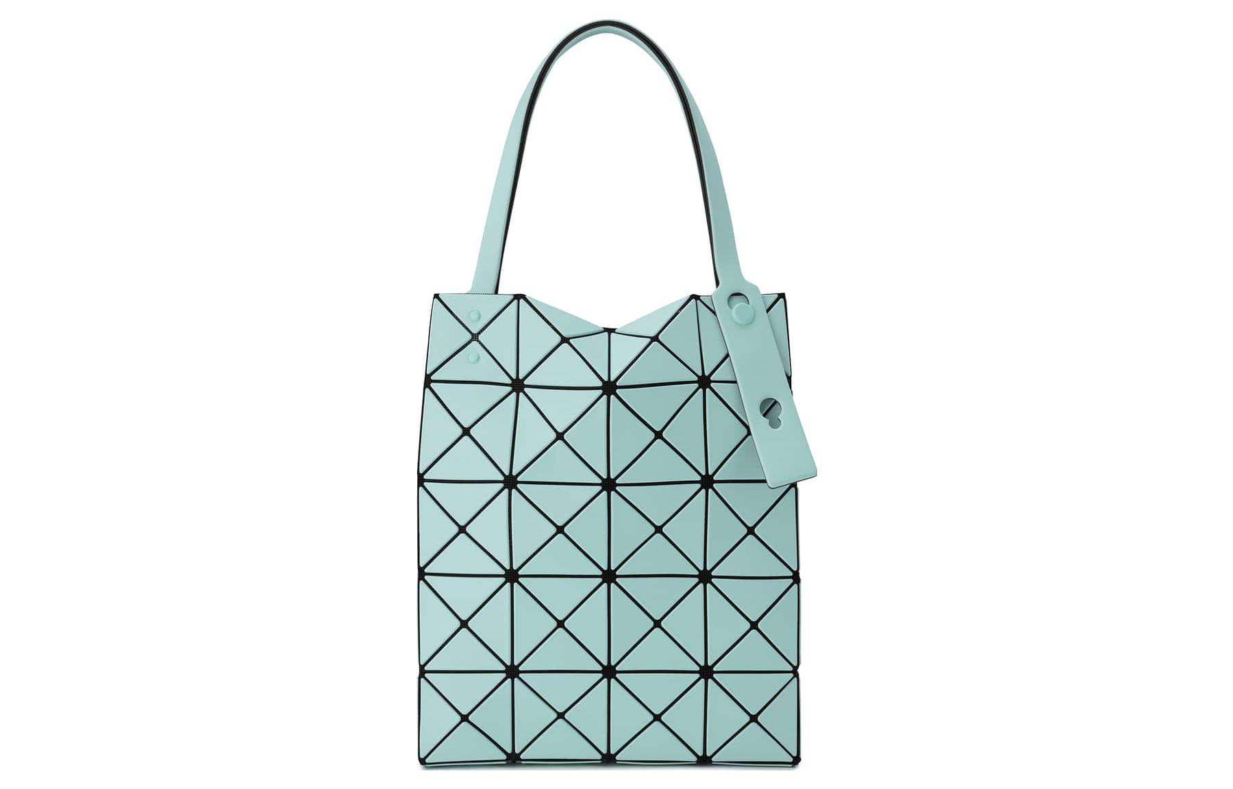 

ISSEY MIYAKE Люсент Бокси Найлон Искусственная Кожа Небольшая Квадратная Сумка