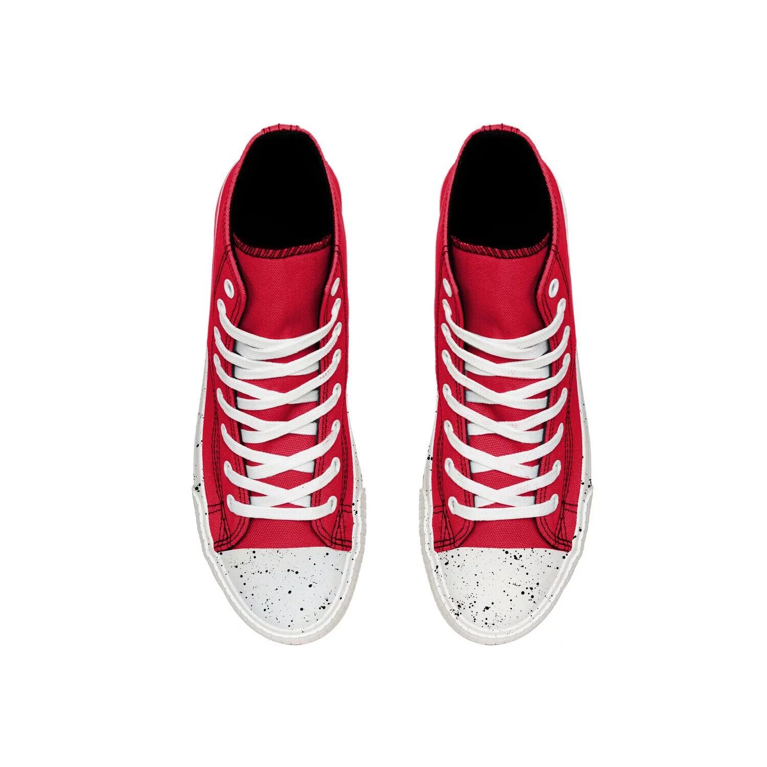 

Мужские высокие кроссовки FOCO Ohio State Buckeyes Paint Splatter