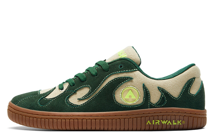

Кеды, скейтборд обувь женская низкая оливково-зеленый Airwalk