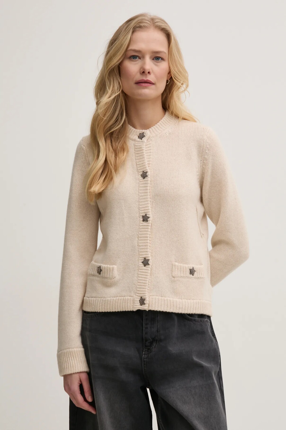 

Кашемировый кардиган Zadig&Voltaire, бежевый