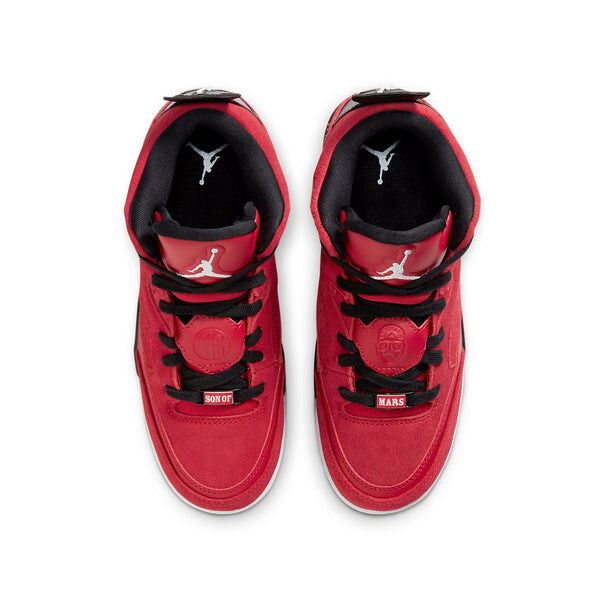 Кроссовки сын марса низкие Air Jordan, красный — фото 4