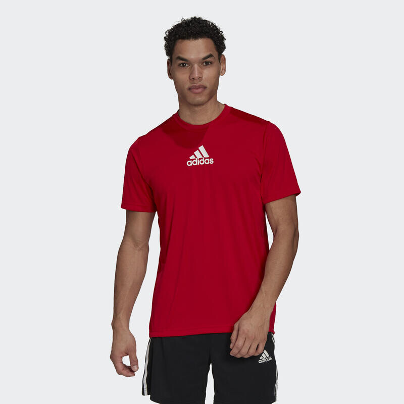 

Спортивная футболка Adidas, цвет scharlachrot/weiss