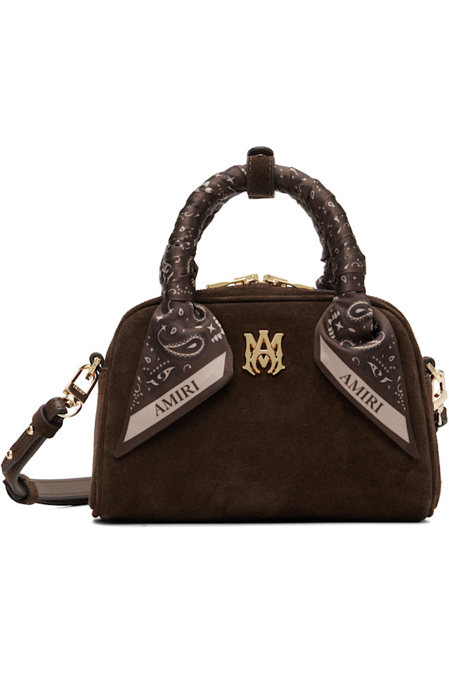 

Amiri Коричневая сумка для боулинга Micro Ma