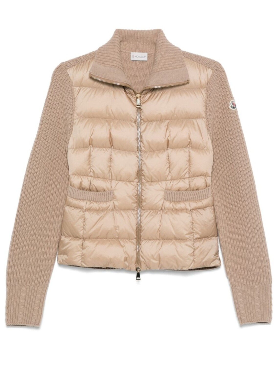 

Moncler дутая куртка на молнии, серый