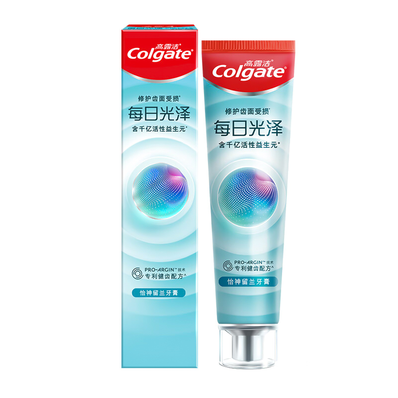 COLGATE Ежедневная зубная паста Shiny Herbal Mint для свежести дыхания, очищения и освежения 160г/120г Other — фото 3