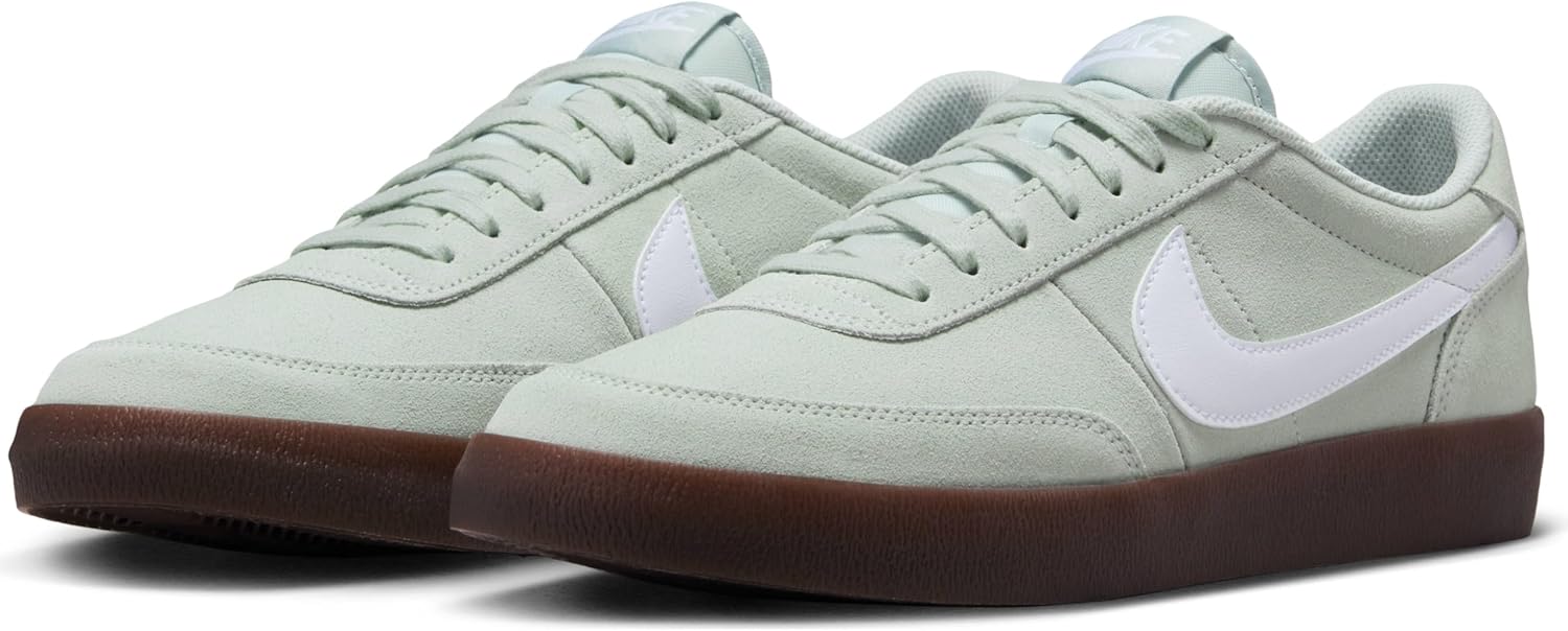 Мужские кожаные кроссовки Nike Killshot 2, белый/коричневый/серый/светло-серый — фото 2