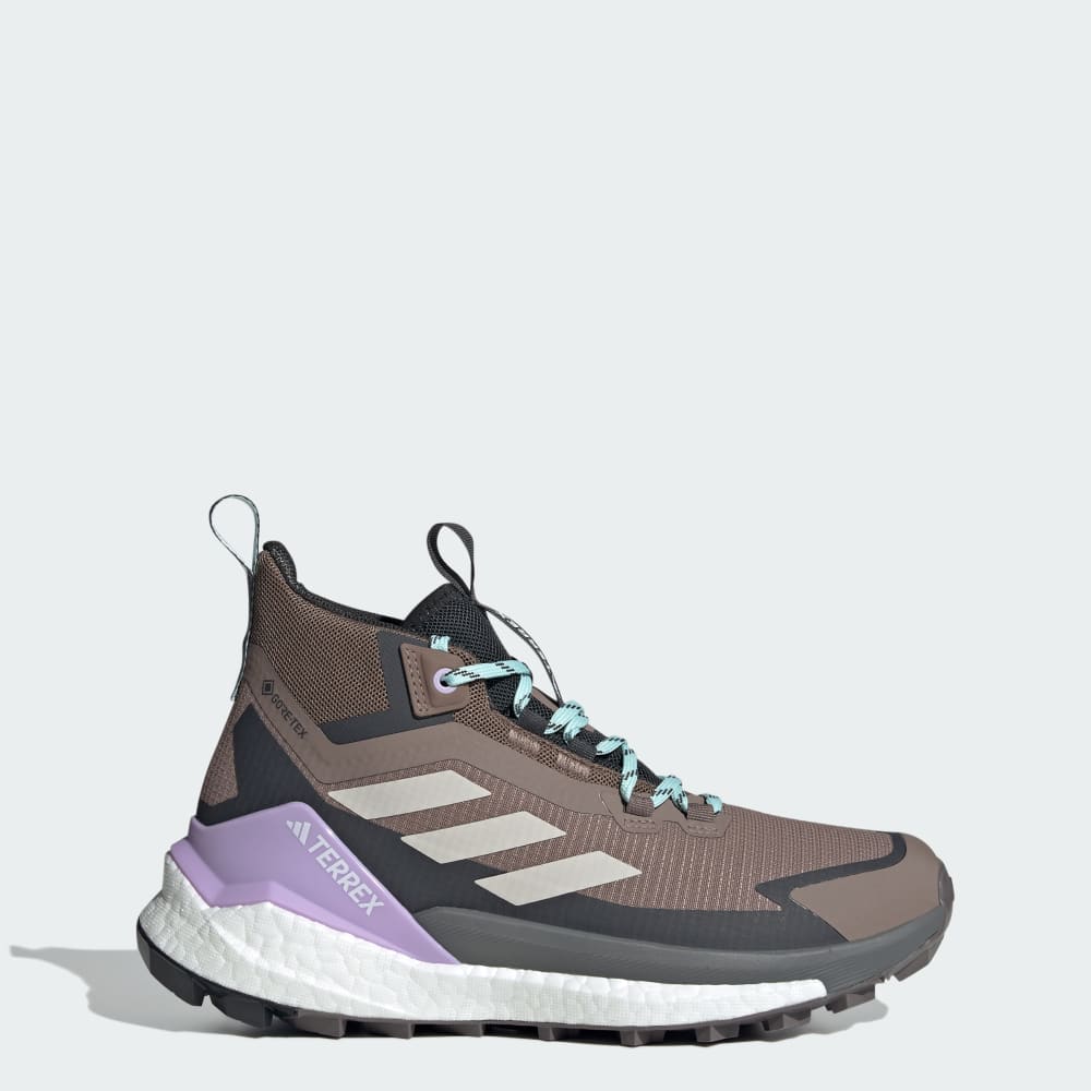 Ботинки Adidas Terrex Free Hiker 2.0 Gore-Tex Hiking Shoes, цвет Trace Brown/Beige/Carbon