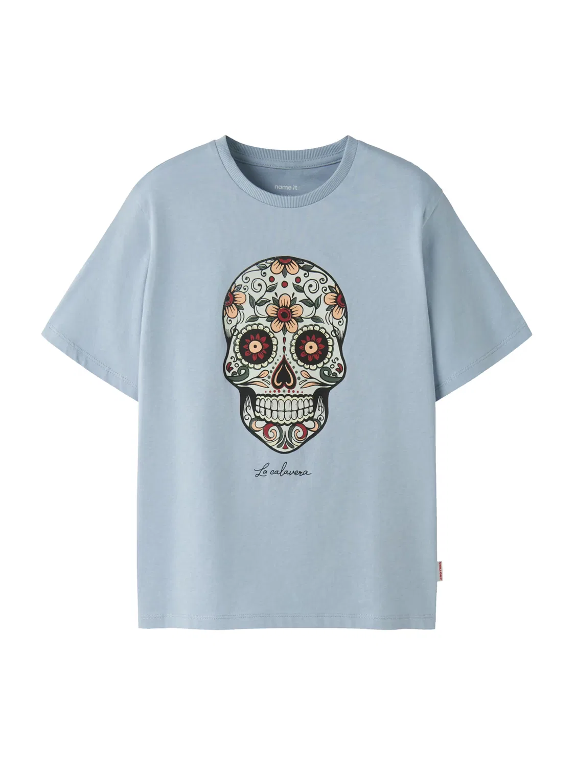 Футболка 'NKMHIPS' Name It, Light Blue