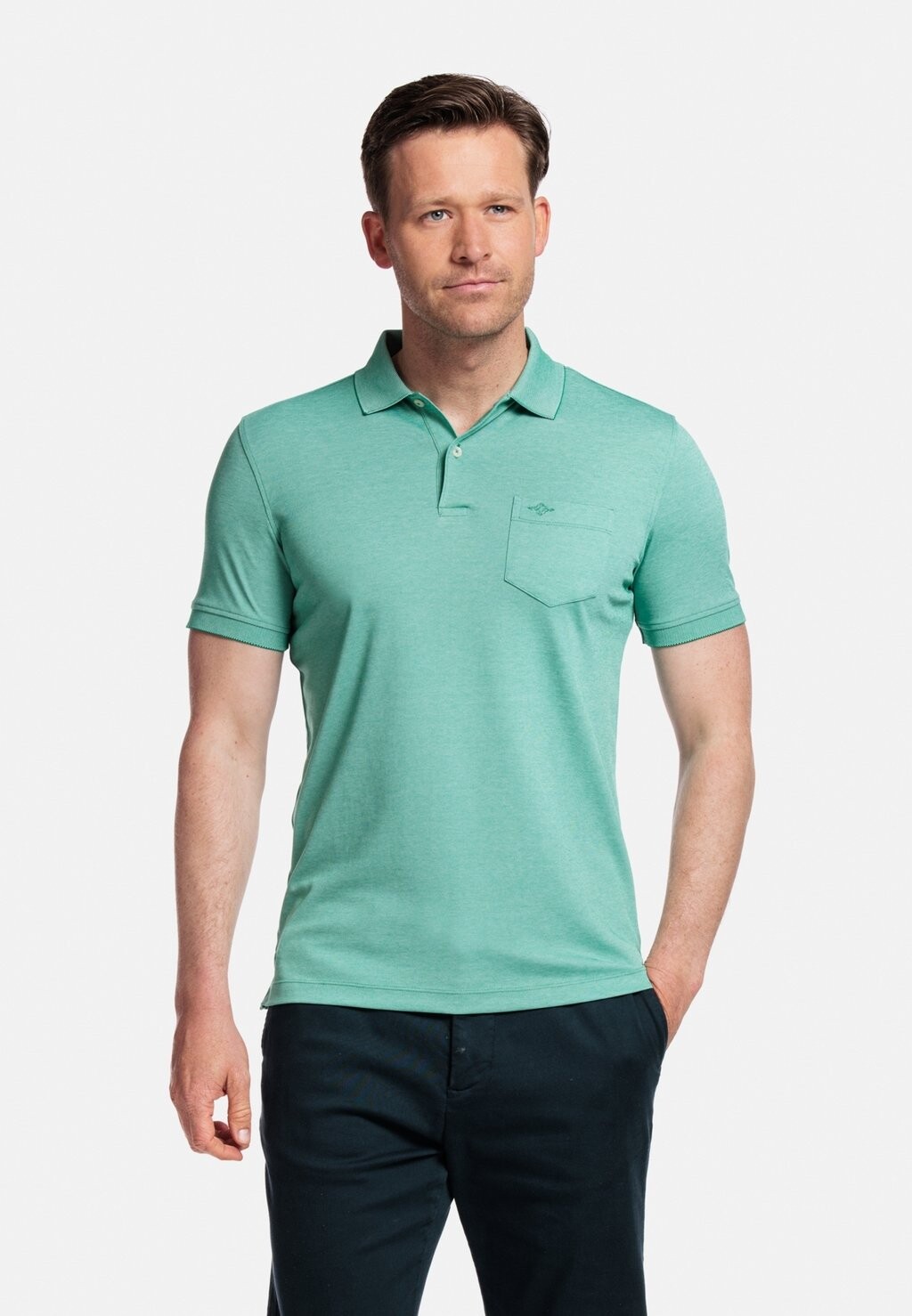 

Рубашка поло EARTH KORTE MOUW MODERN FIT Baileys, зеленый