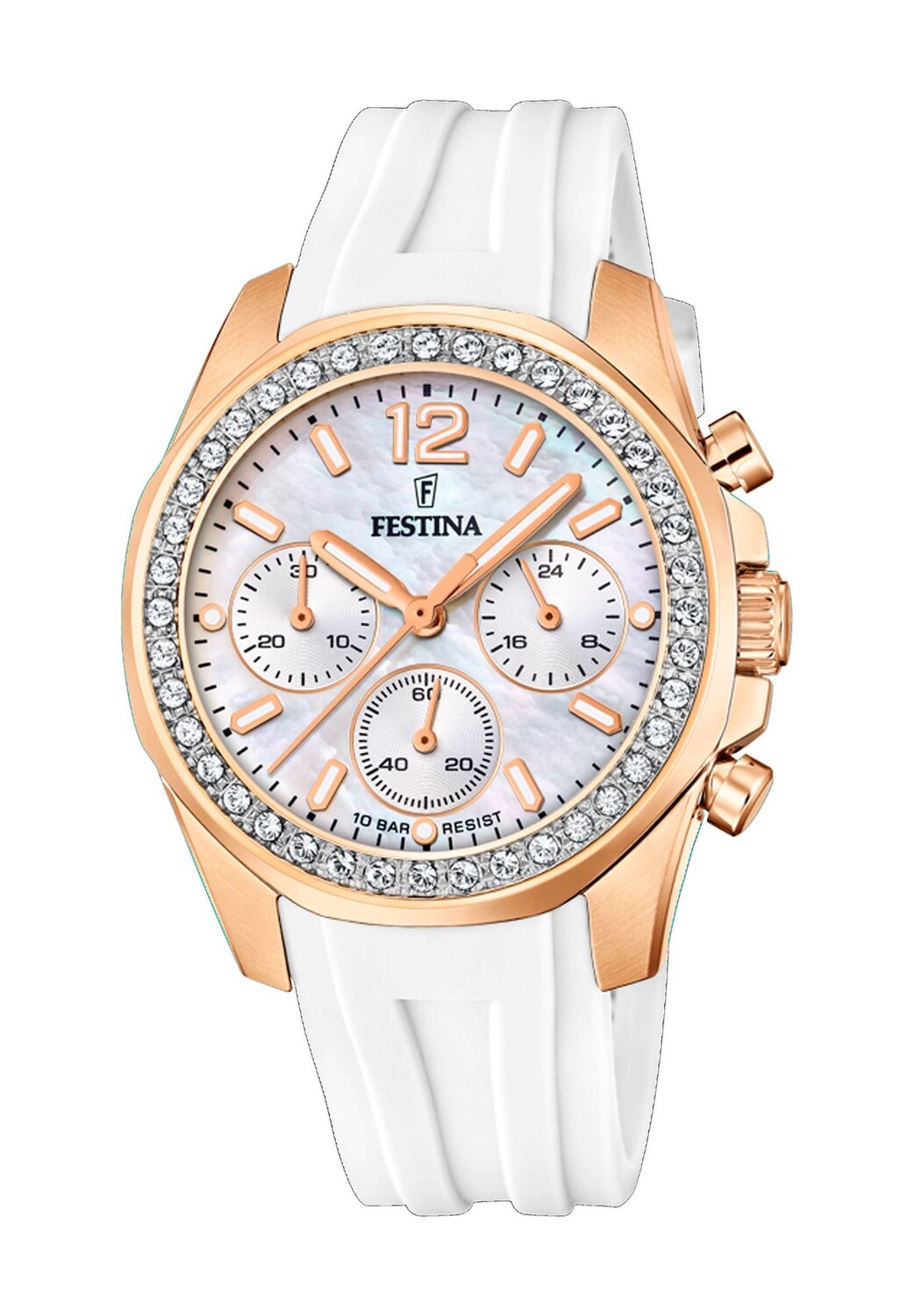 

Женские наручные часы FESTINA, цвет Roségold/Weiß