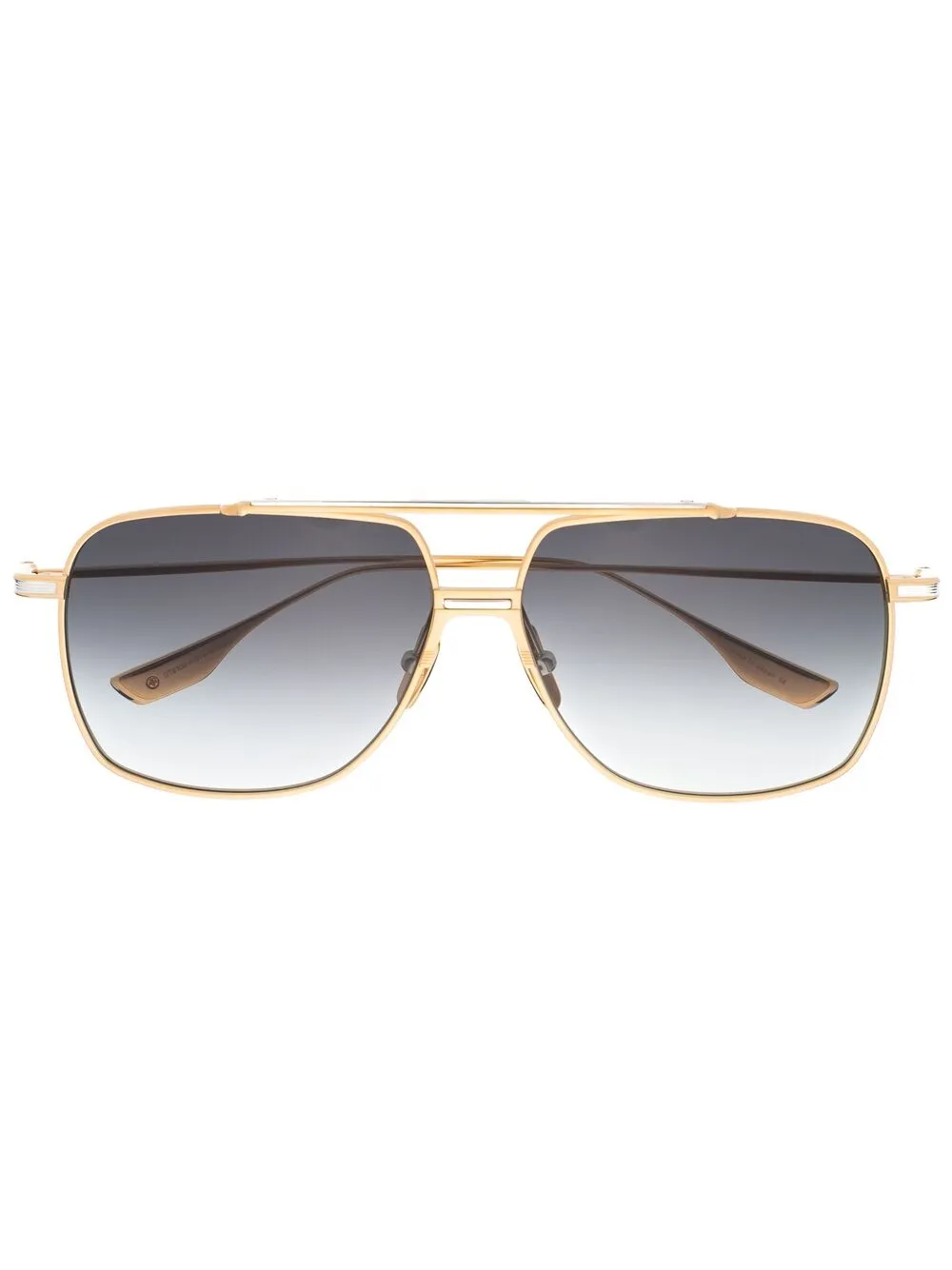

Солнцезащитные очки-пилоты с двойным мостом Dita Eyewear, золотой