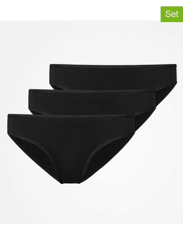 

SNOCKS Комплект из 3 штук: черные трусы