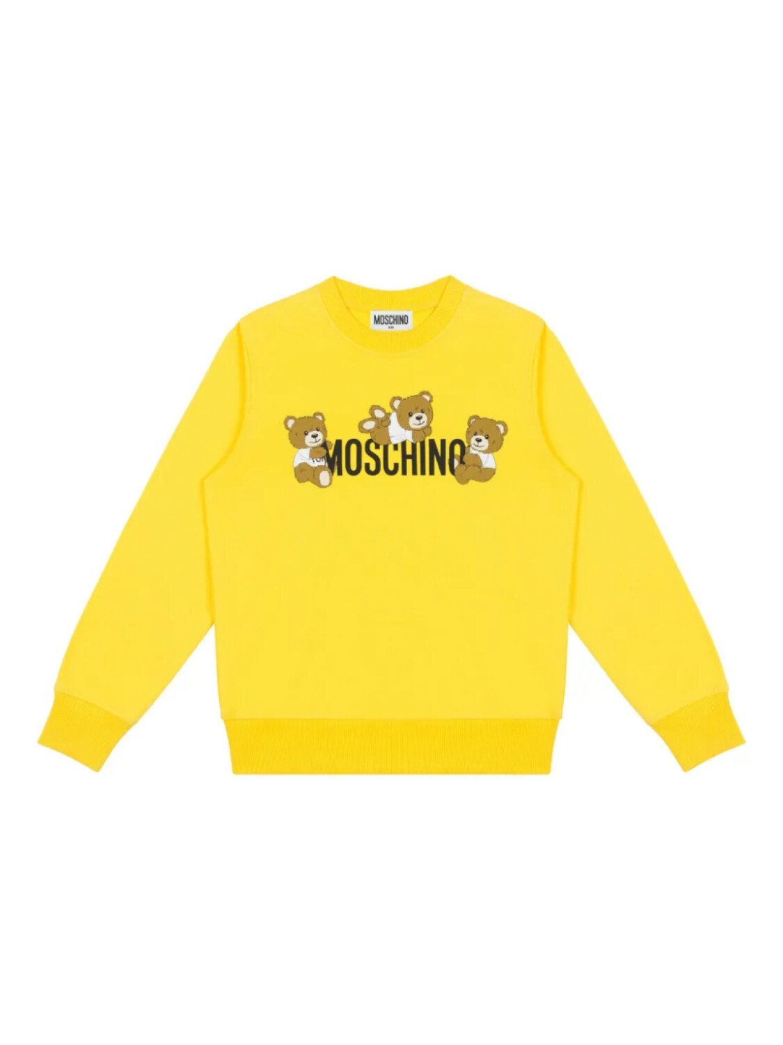 

Moschino Kids толстовка с принтом Teddy Bear, желтый