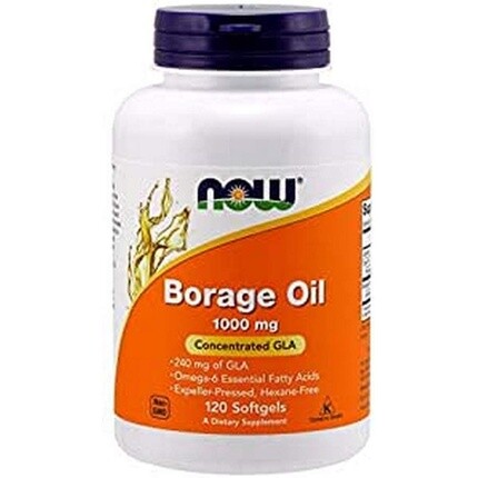 

Масло бурачника NOW NF 1000 мг 120 капсул Now Foods