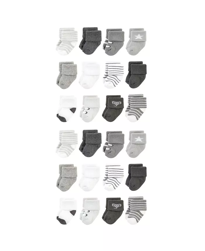 

Детские носки Hudson Cotton Rich Terry, 24 пары Hudson Baby, серый