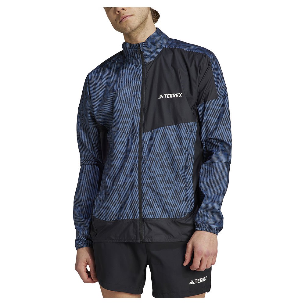 

Куртка adidas Terrex Trail Windbreaker, синий