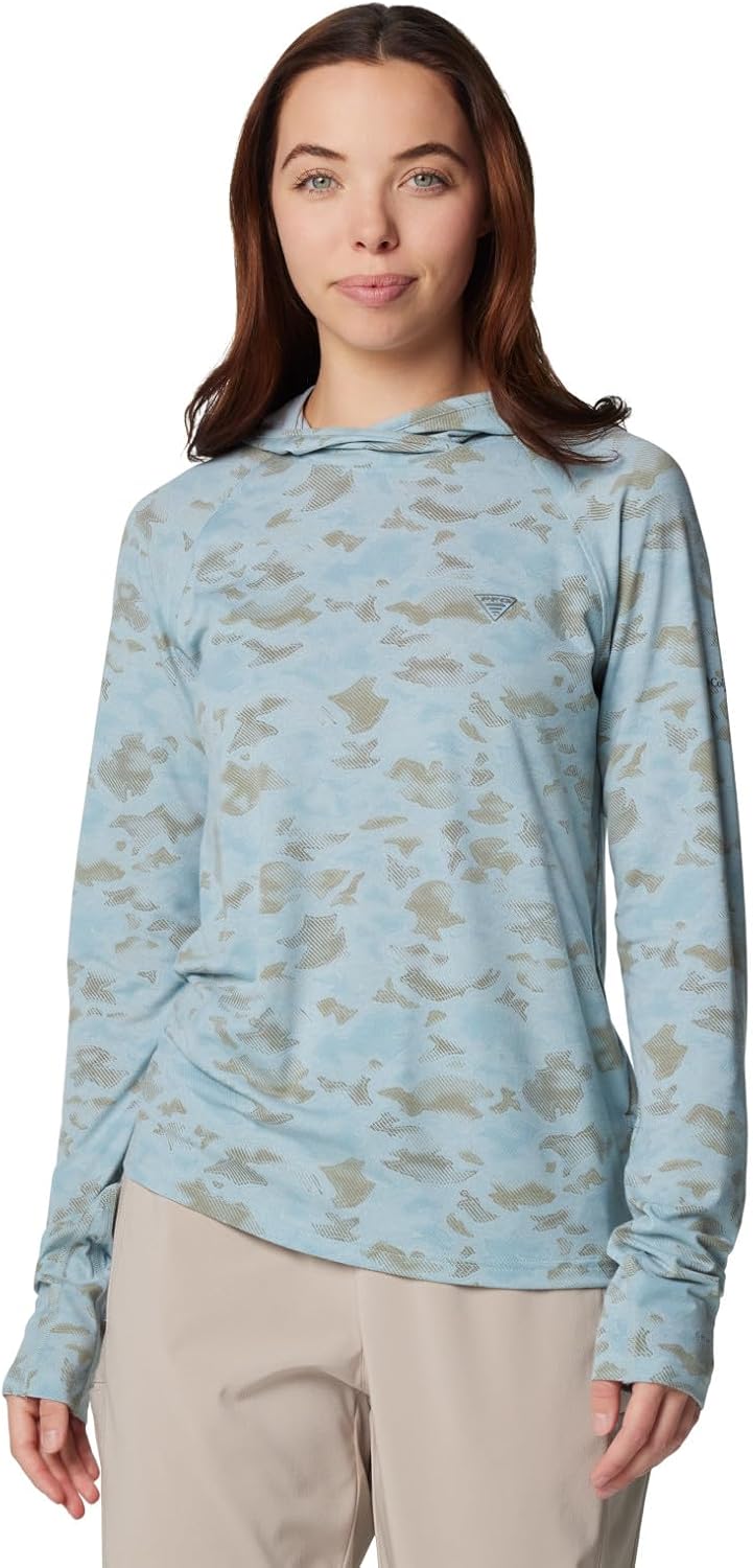 

Columbia женская толстовка PFG Uncharted, Crushed Blue Uncharted Waters