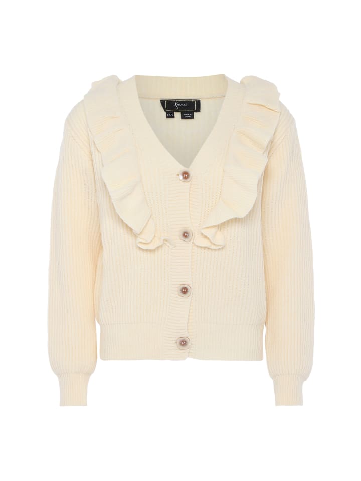 

Женский кардиган цвета слоновая кость faina