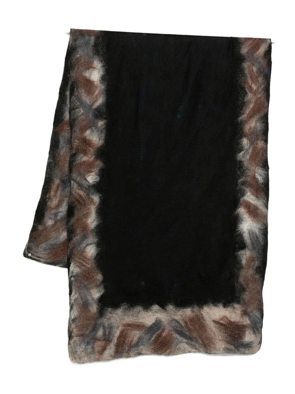 

Шарф с неровными краями Silvana, черный