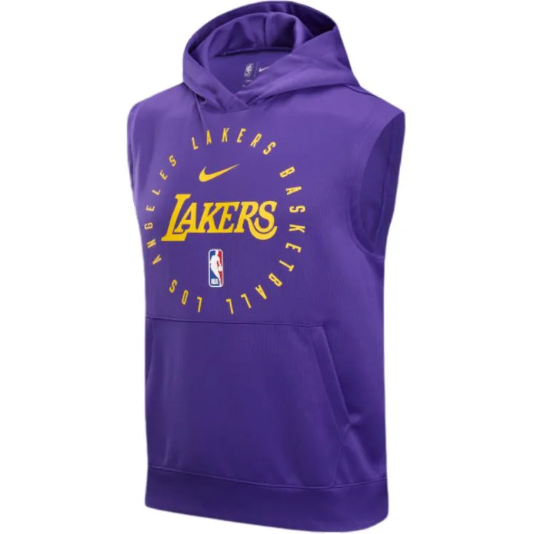 Nike Толстовка DRI FIT NBA мужская Allover Purple/Amarillo Yellow