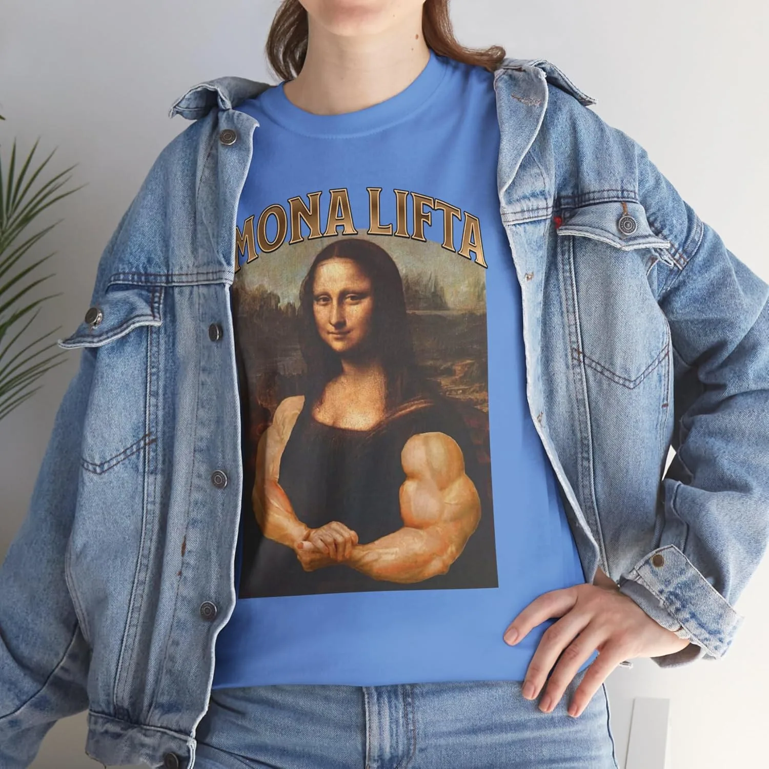 Футболка Mona Lifta, Funny Gym Shirt — фото 3