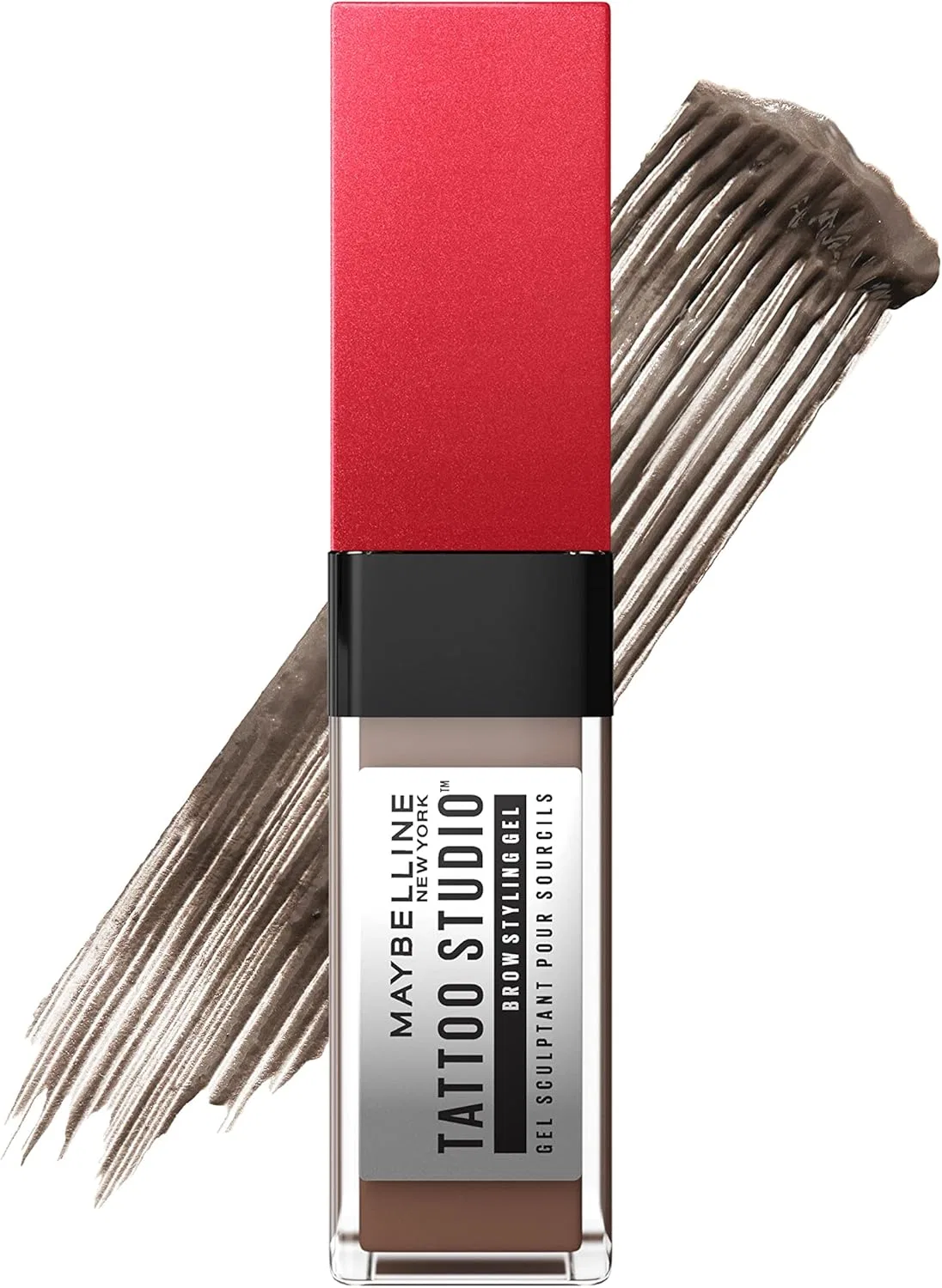 Гель для бровей Maybelline Tattoo Studio водостойкий, оттенок Soft Brown, 1 шт