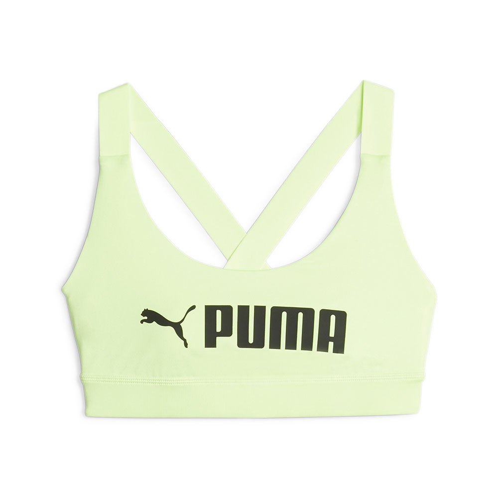 

Спортивный бюстгальтер Puma Mid Impact Fit, зеленый