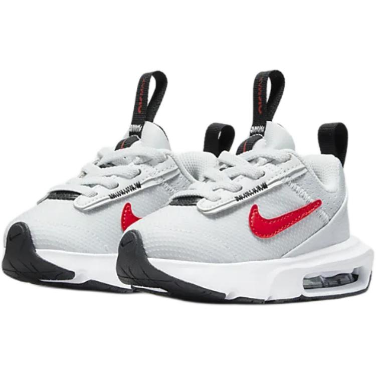 Кроссовки Nike Air Max INTRLK Low для малышей, цвет Platinum/Black/White/Havana Red — фото 3