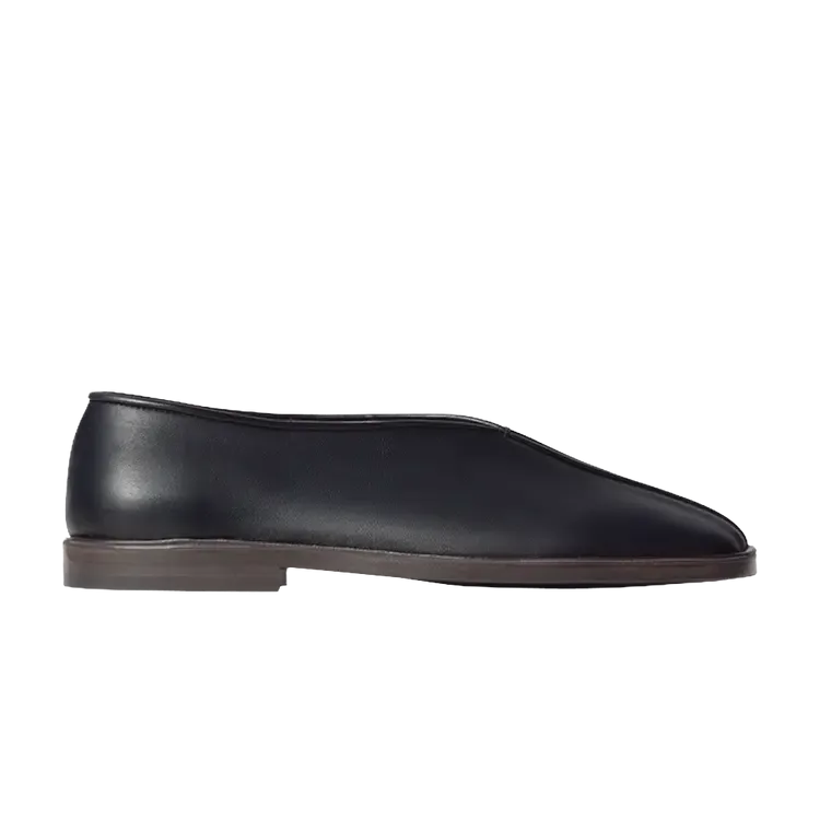 Туфли-лодочки Lemaire Flat Piped Slipper 'Black Dark Chocolate'