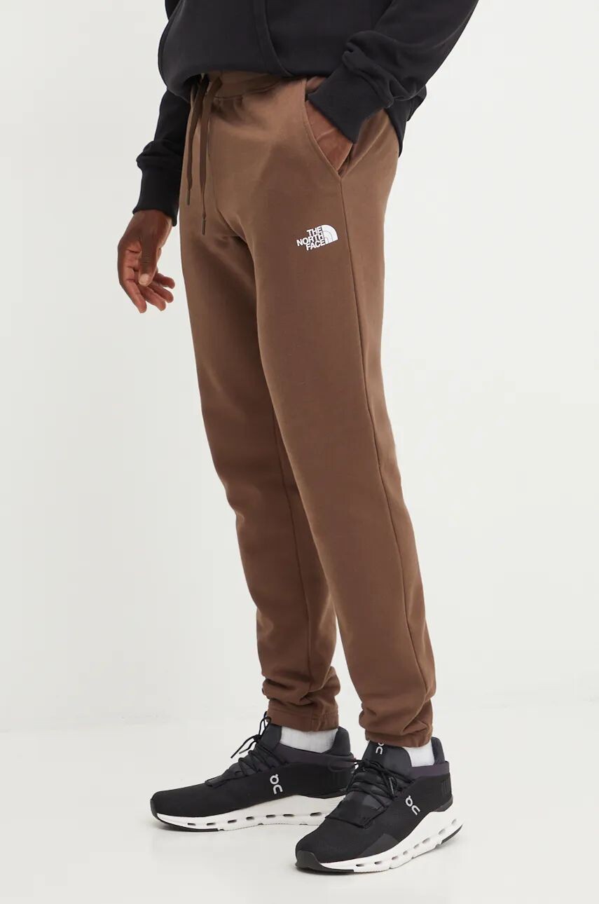 

Хлопковые спортивные брюки The North Face Zumu Jogger, коричневый