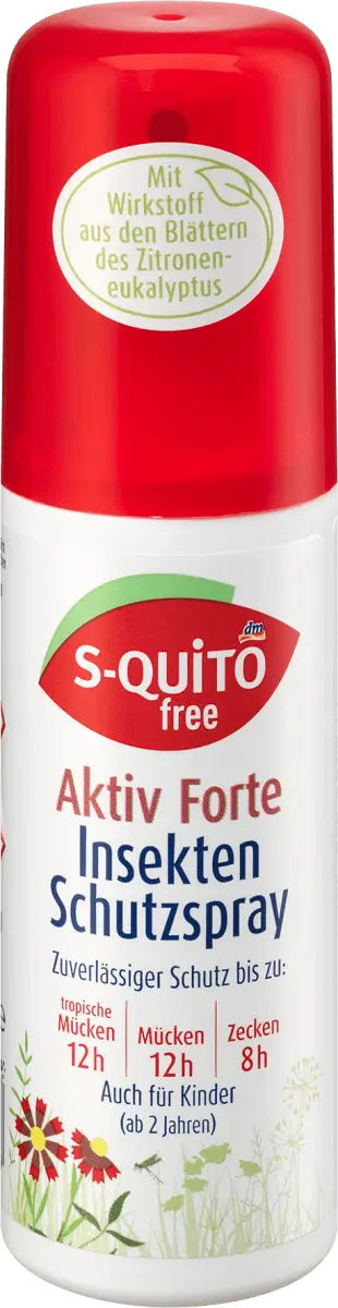 

Спрей от насекомых Актив Форте 100мл S-quitofree