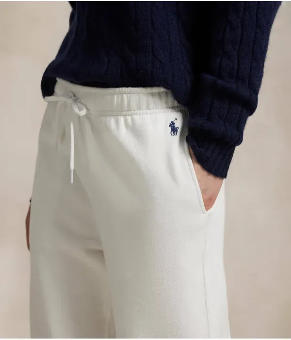 Спортивные штаны relaxed fit Polo Ralph Lauren, белый — фото 4