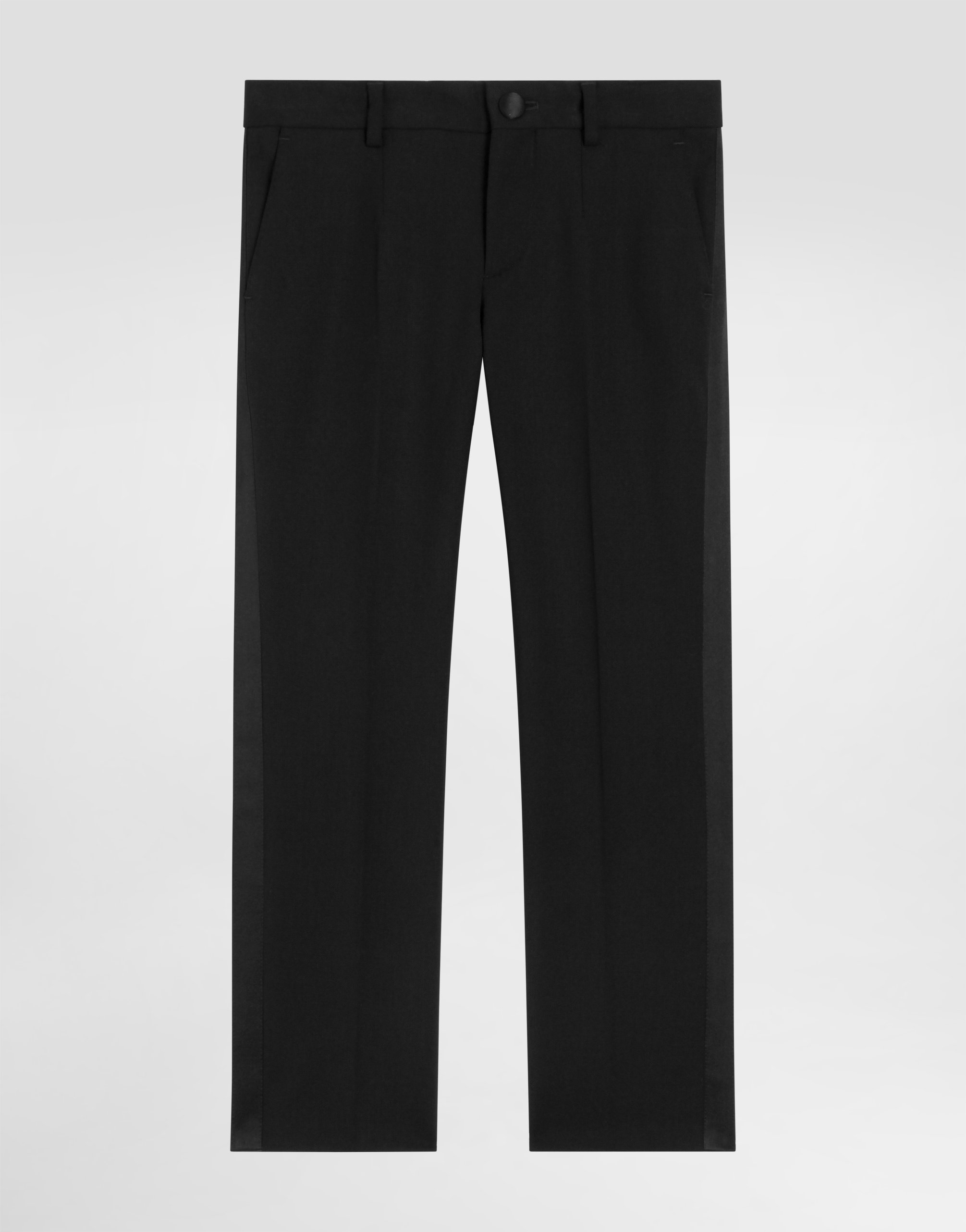 

Брюки из двустороннего стрейчевого твила Dolce & Gabbana, черный