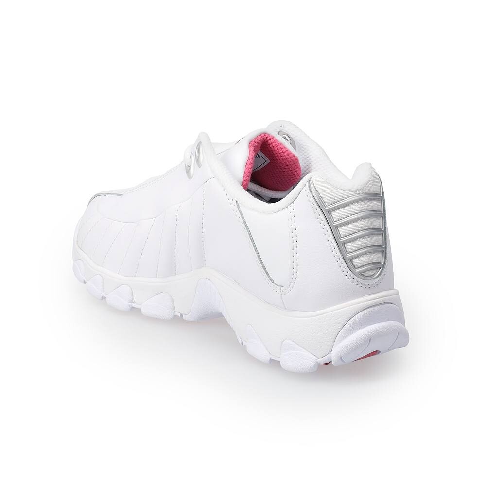 Женские теннисные туфли K-Swiss ST-329, цвет White Shocking Pink — фото 3