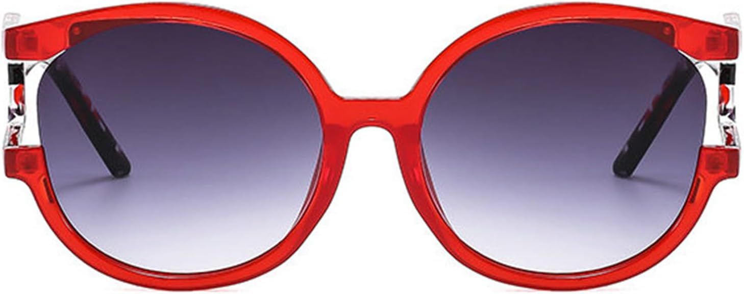 

Модные овальные солнцезащитные очки 2024 года для женщин, яркие солнцезащитные очки с леопардовым принтом и градиентом, защита от УФ-излучения UV400 для мужчин. Полые солнцезащитные очки willochra, Red