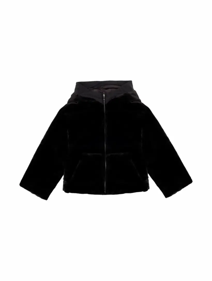 

Куртка из эко-меха EMPORIO ARMANI, черный