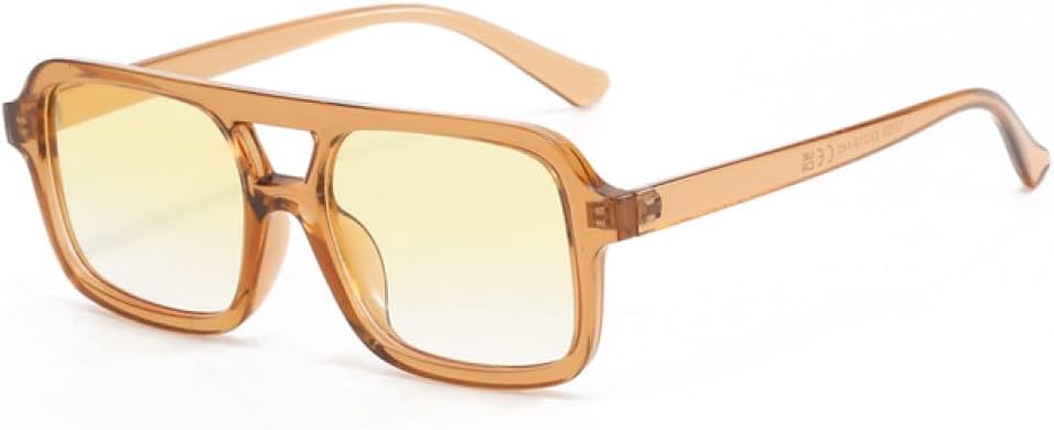 

Солнцезащитные очки с двойным лучом, персонализированные, в маленькой оправе, в стиле ретро, ​​модные, с защитой от УФ-излучения, для активного отдыха, женские MTZJH, Champagne